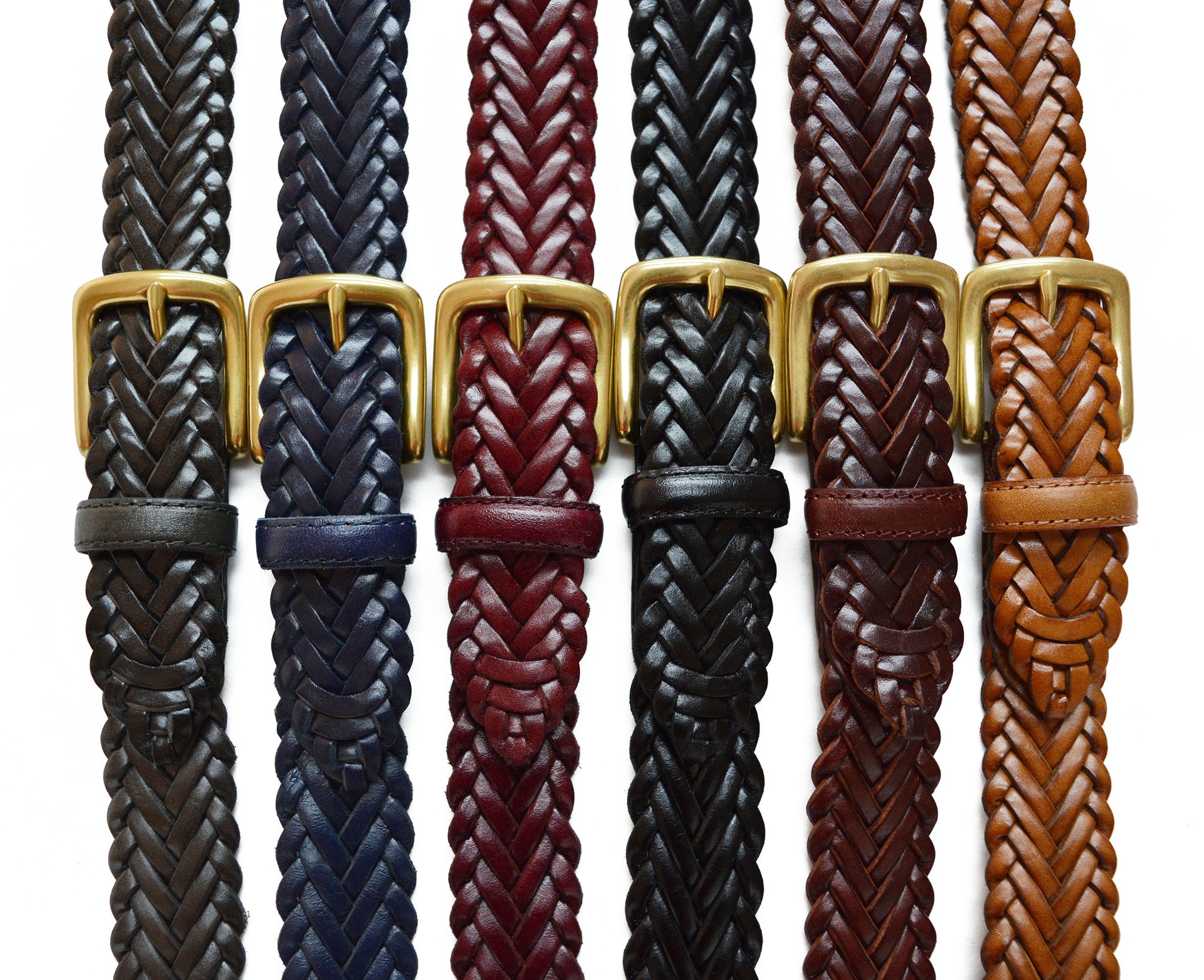 braided leather strap