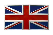 FL-UK Men's Steampunk Union Jack Bristish Flag Plaque Buckle Fits 1.5" Belt